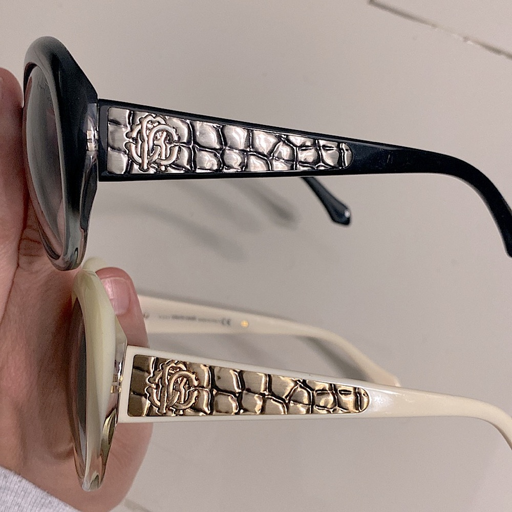 Roberto Cavalli Sunglasses! Ivory or Black!